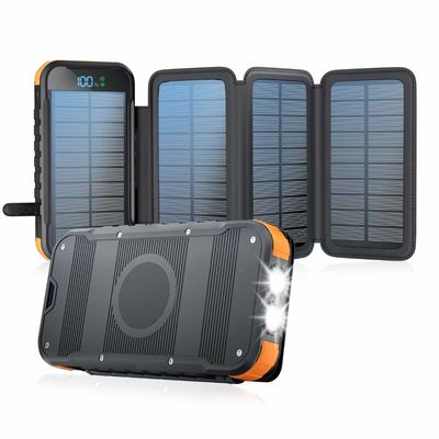 qualidade  Multifunctional Mah Solar Powerbank Power Charger Wireless Charging Power Bank 16000 Station Fast Charging Support Customization For Outdoor fábrica
