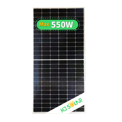 Solar Power System New Arrival 540W Half Cut Solar Panels 182mm 144 Mono Cells 530W~550W PV Modules